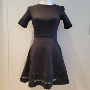 ❤️BLOOMINGDALE AQUA BLACK MINI COCKTAIL DRESS